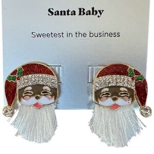 Sugarfix Baublebar Santa Baby Earrings Christmas Sweetest in Business Holiday